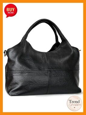 Medium Vegan Leather Purses with Detachable Satchel Strap, Tote Hobo Bags